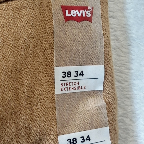 Levi's Men's 505 Regular Fit Jeans Medal Bronze Dark Khaki Size 38x34 - Picture 11 of 14